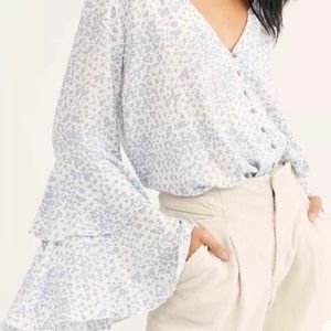 Free People Ditzy Floral Bodysuit
